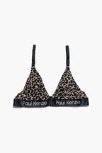 Triangle Spor Bralet - Leopard