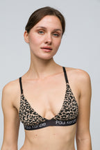 Triangle Spor Bralet - Leopard