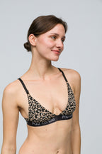 Triangle Spor Bralet - Leopard