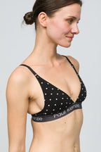 Triangle Spor Bralet - Polka Dot