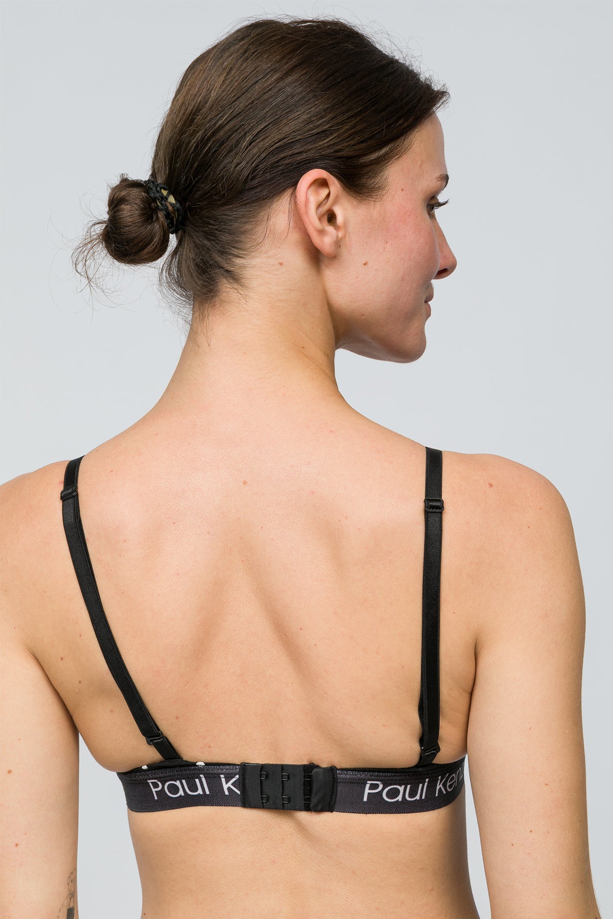 Desenli Triangle Spor Bralet - Polka Dot