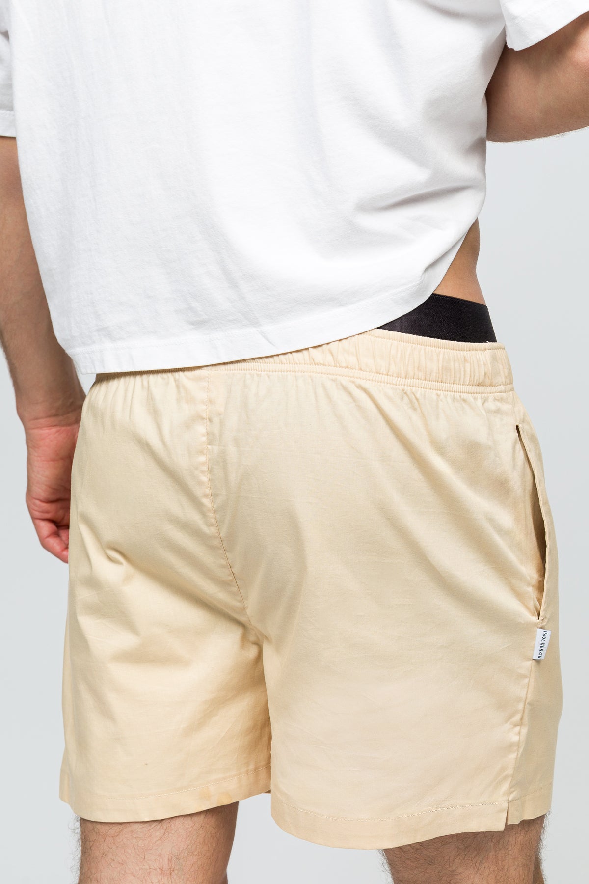 Erkek Ev Şort - Chill Space Collection - Cream