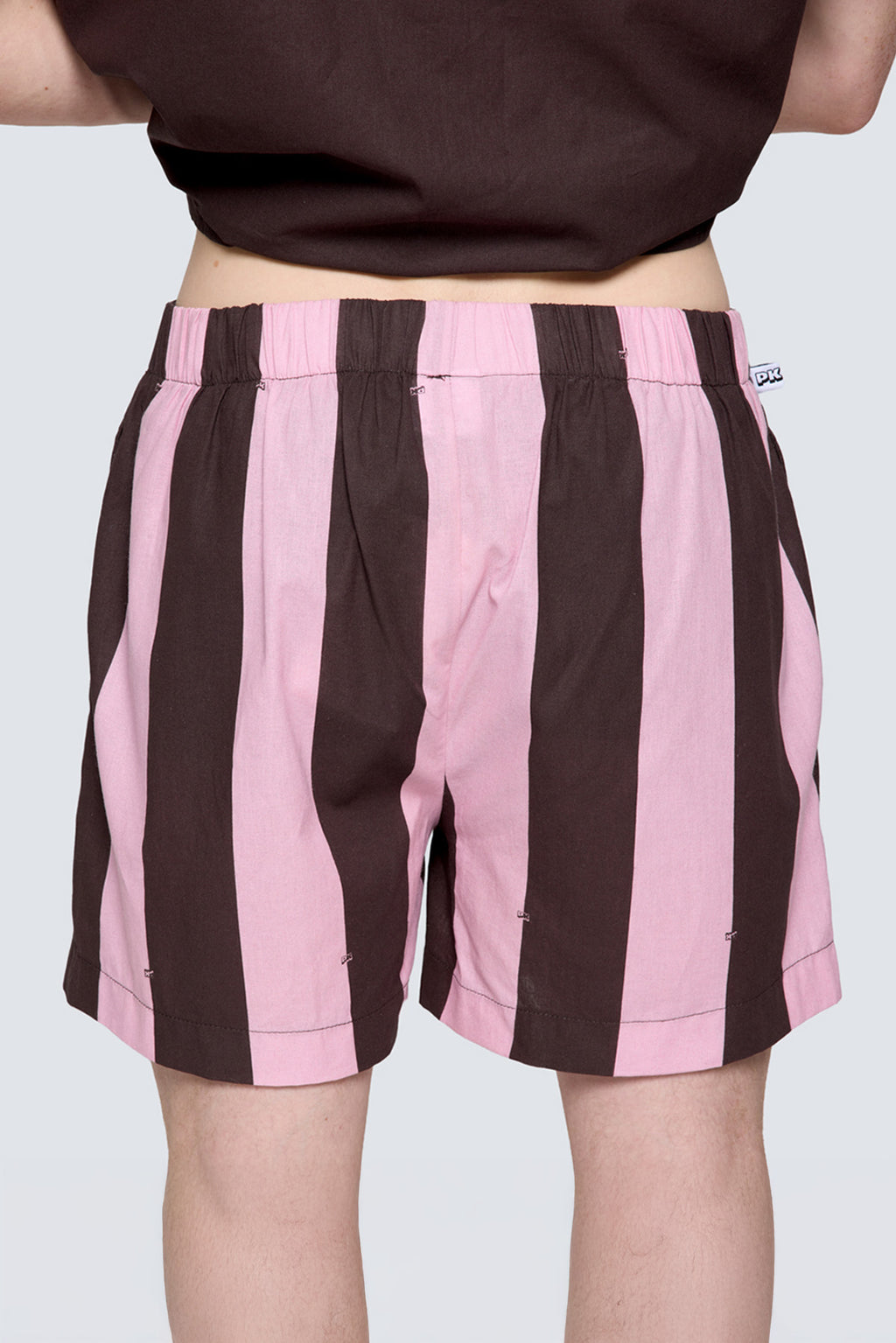Erkek Pamuklu Kısa Pijama Altı - Pink & Ganache