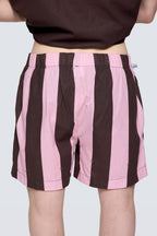 Erkek Pamuklu Kısa Pijama Altı - Pink & Ganache