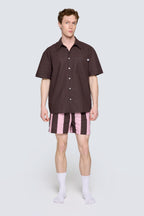 Erkek Pamuklu Pijama Üstü - Pink & Ganache