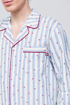 Erkek Pamuklu Pijama Üstü - Love on Line