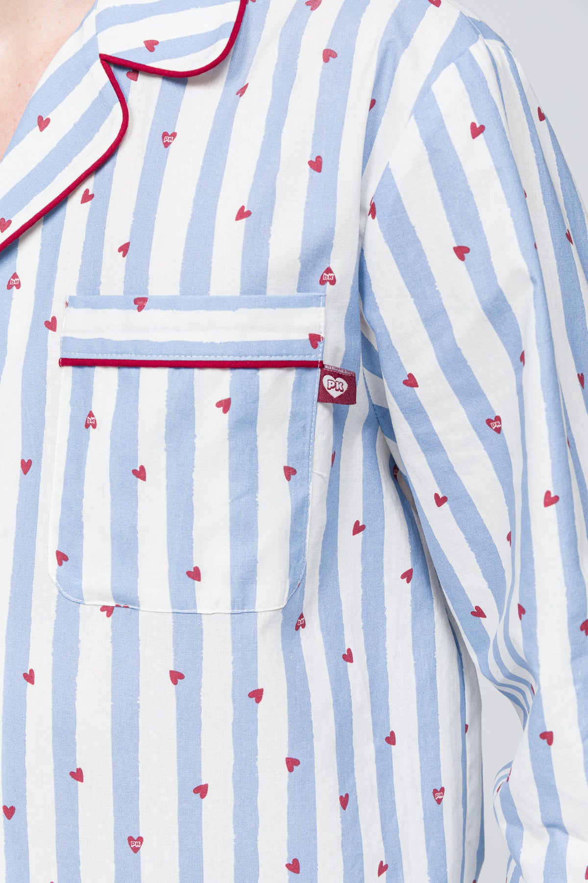 Erkek Pamuklu Pijama Üstü - Love on Line