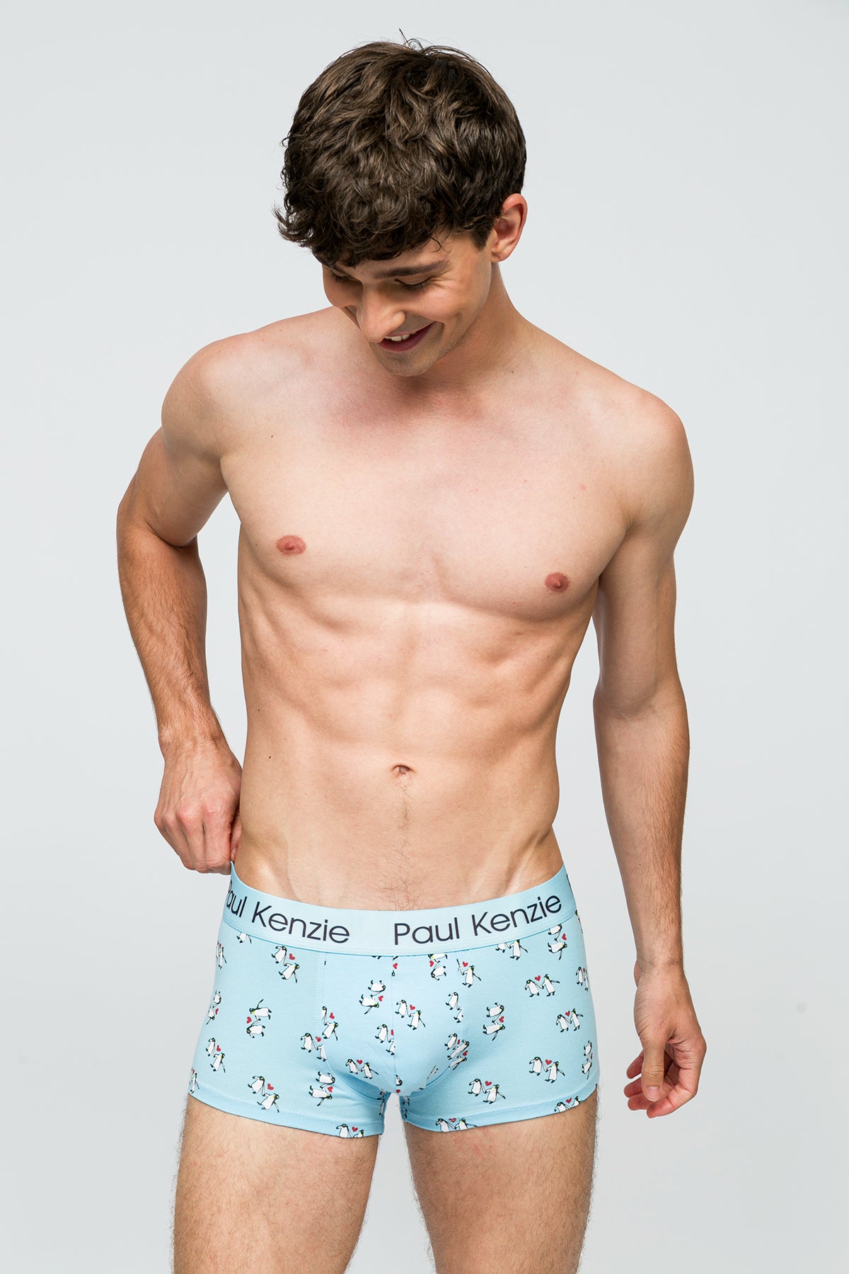 Erkek Trunk Boxer - Penguin Love