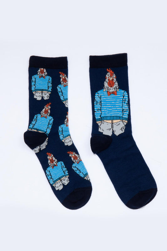 Gentleman Unisex Desenli Soket Çorap 3 Adet