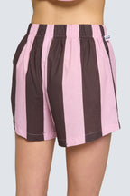 Kadın Pamuklu Kısa Pijama Altı - Pink & Ganache