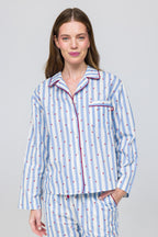 Kadın Pamuklu Pijama Üstü - Love on Line