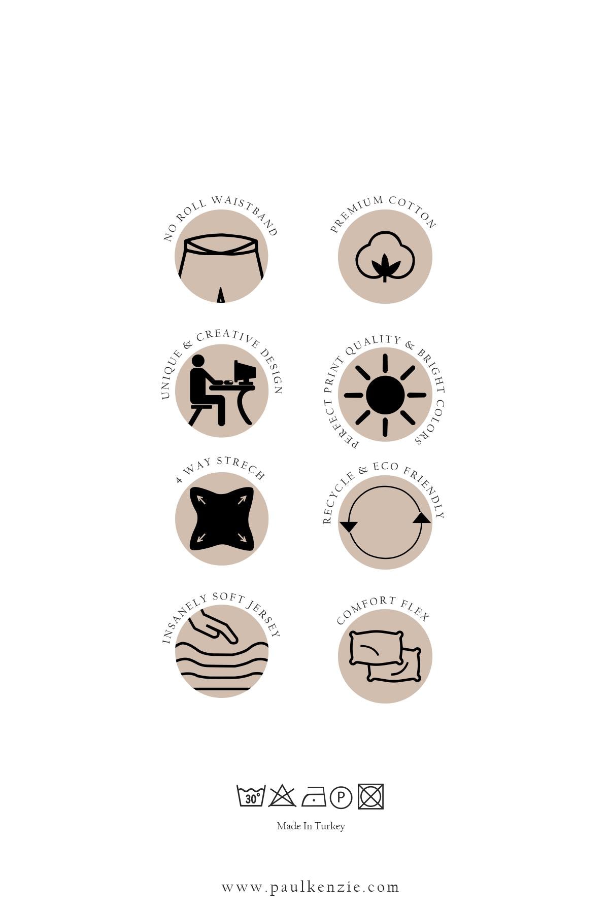 Comfort Flex 3'lü Erkek Boxer -Marblıng