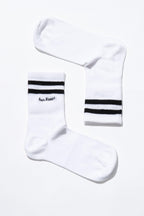 Unisex Nakışlı Uzun Çorap - Zebra
