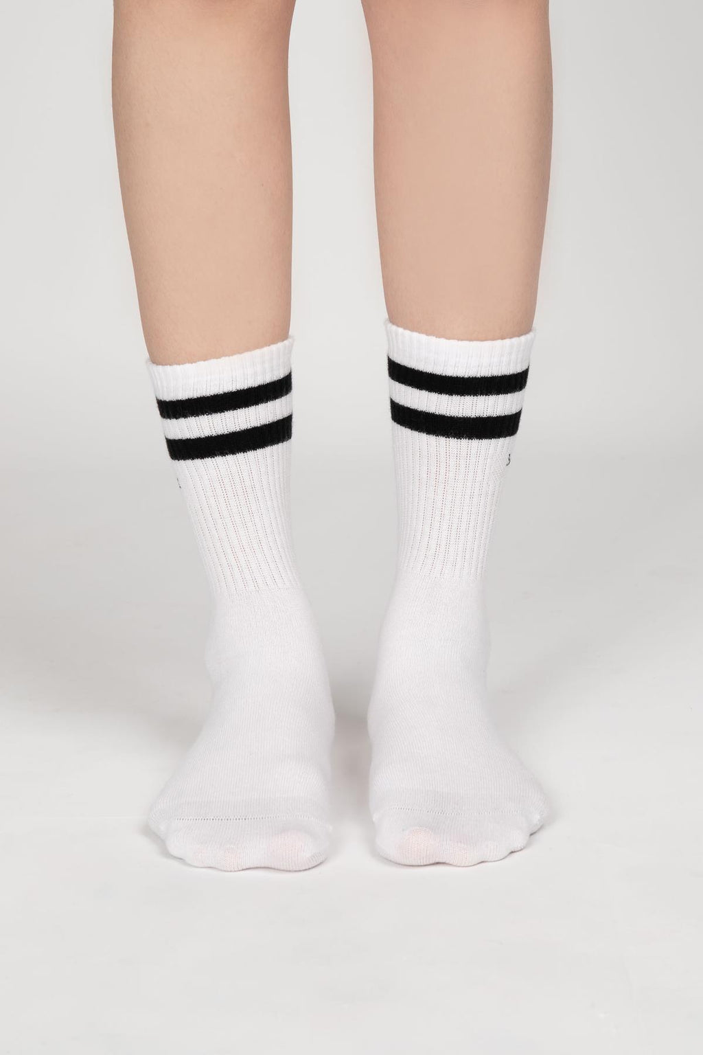 Unisex Nakışlı Uzun Çorap - Zebra