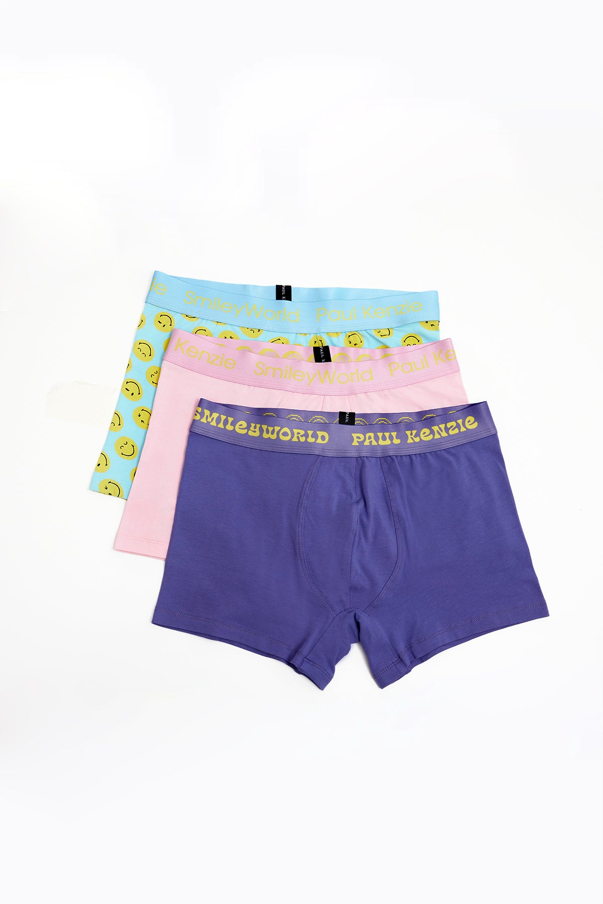 Paul Kenzie | SmileyWorld - 3'lü Erkek Boxer