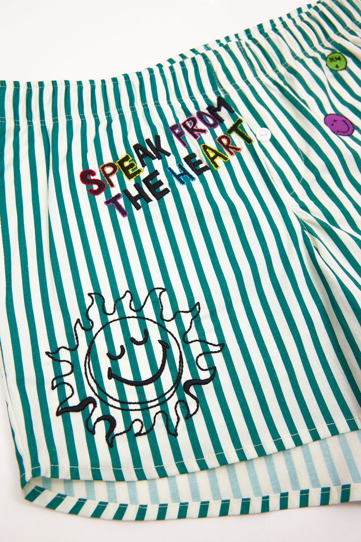 Paul Kenzie | SmileyWorld - Nakışlı Kadın Ev Şort 2