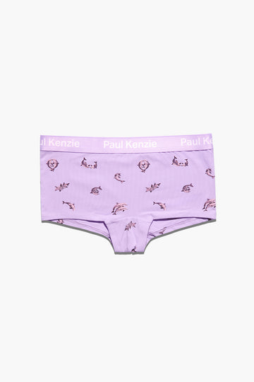 Paul Kenzie x Doğa Derneği - Desenli Kadın Boyshort Külot - Afalina
