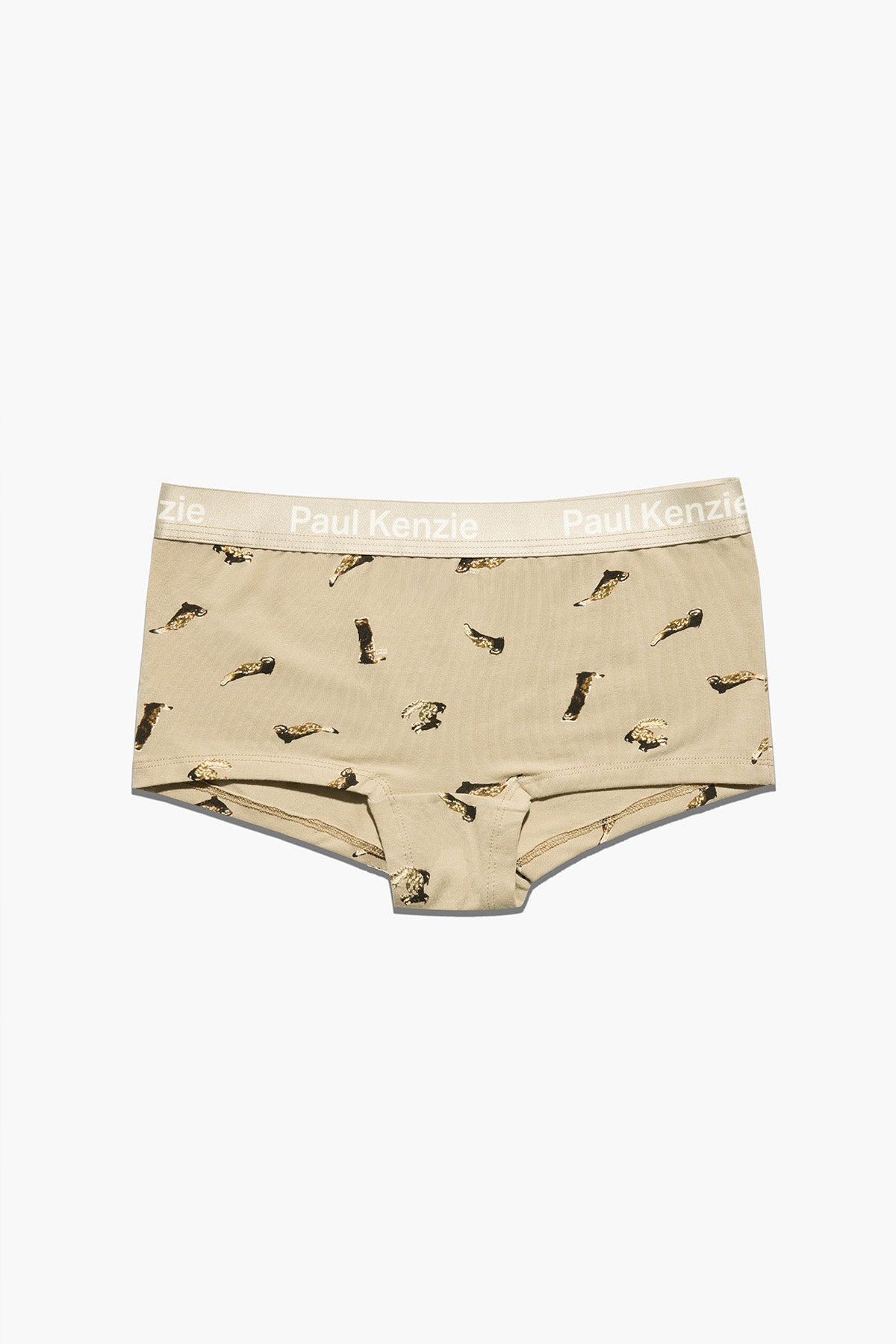 Paul Kenzie x Doğa Derneği - Desenli Kadın Boyshort Külot - Alaca Sansar