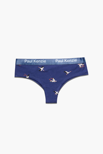 Paul Kenzie x Doğa Derneği - Desenli Kadın Cheeky Külot - Leylek