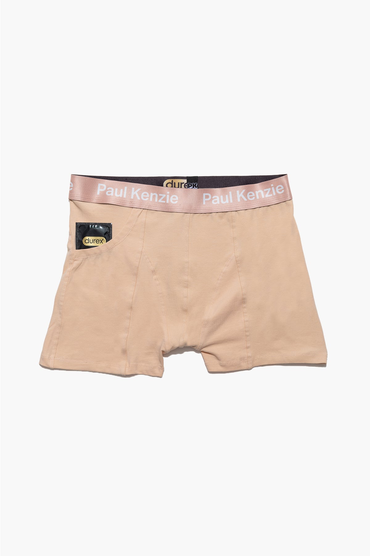 Paul Kenzie x Durex - Cepli Erkek Boxer - Nude