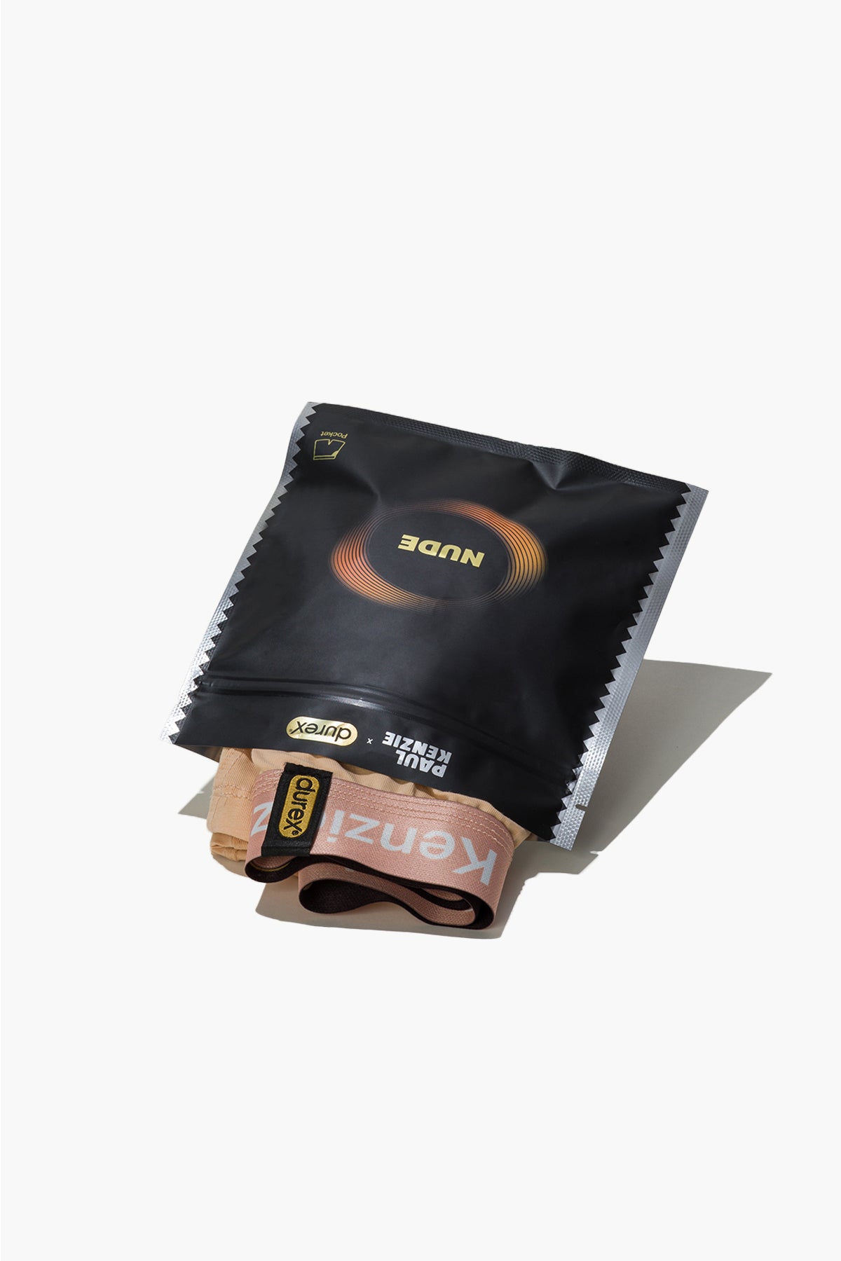 Paul Kenzie x Durex - Cepli Erkek Boxer - Nude