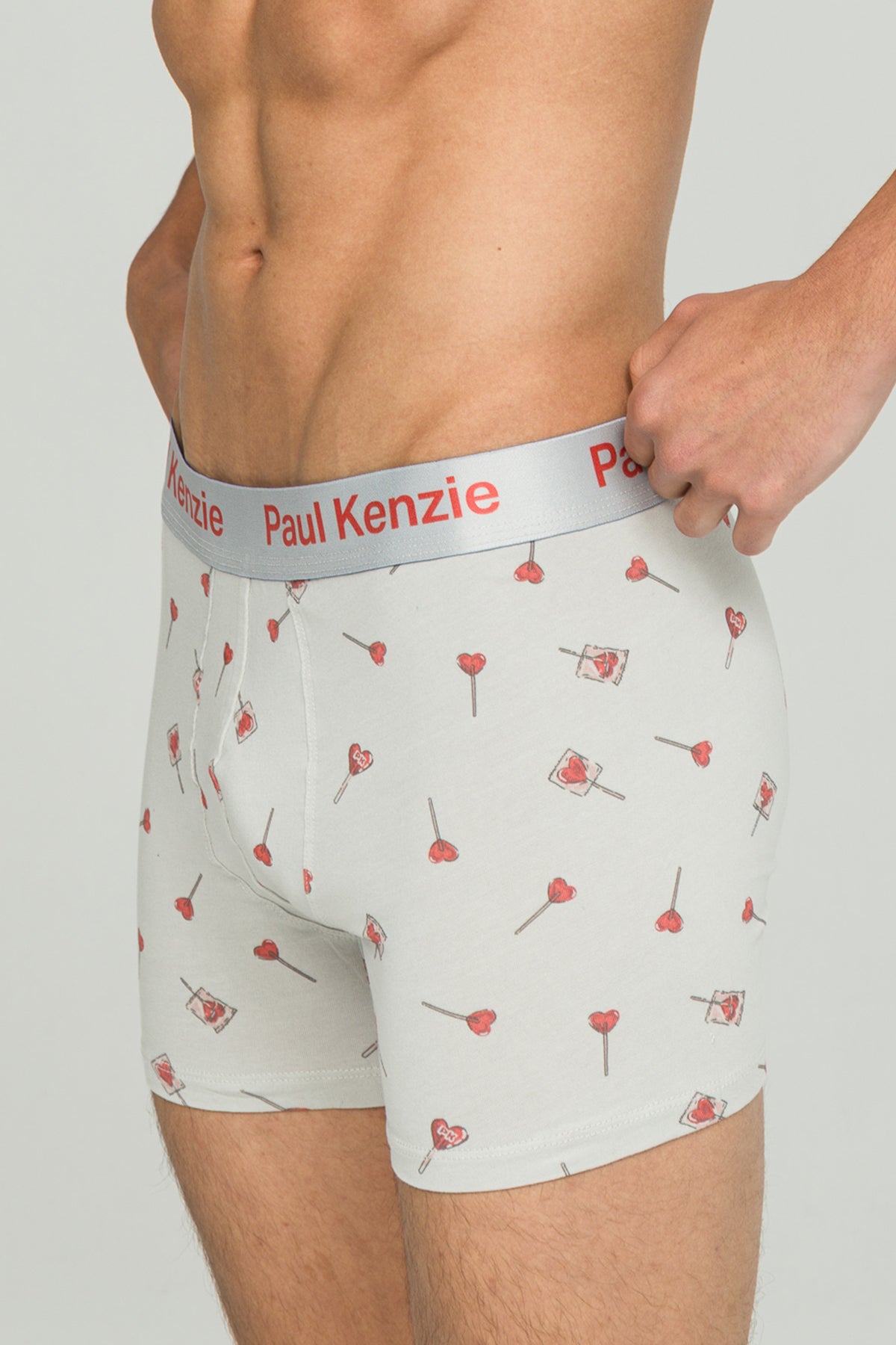 Paul Kenzie x Durex - Desenli Erkek Boxer - Lovepop