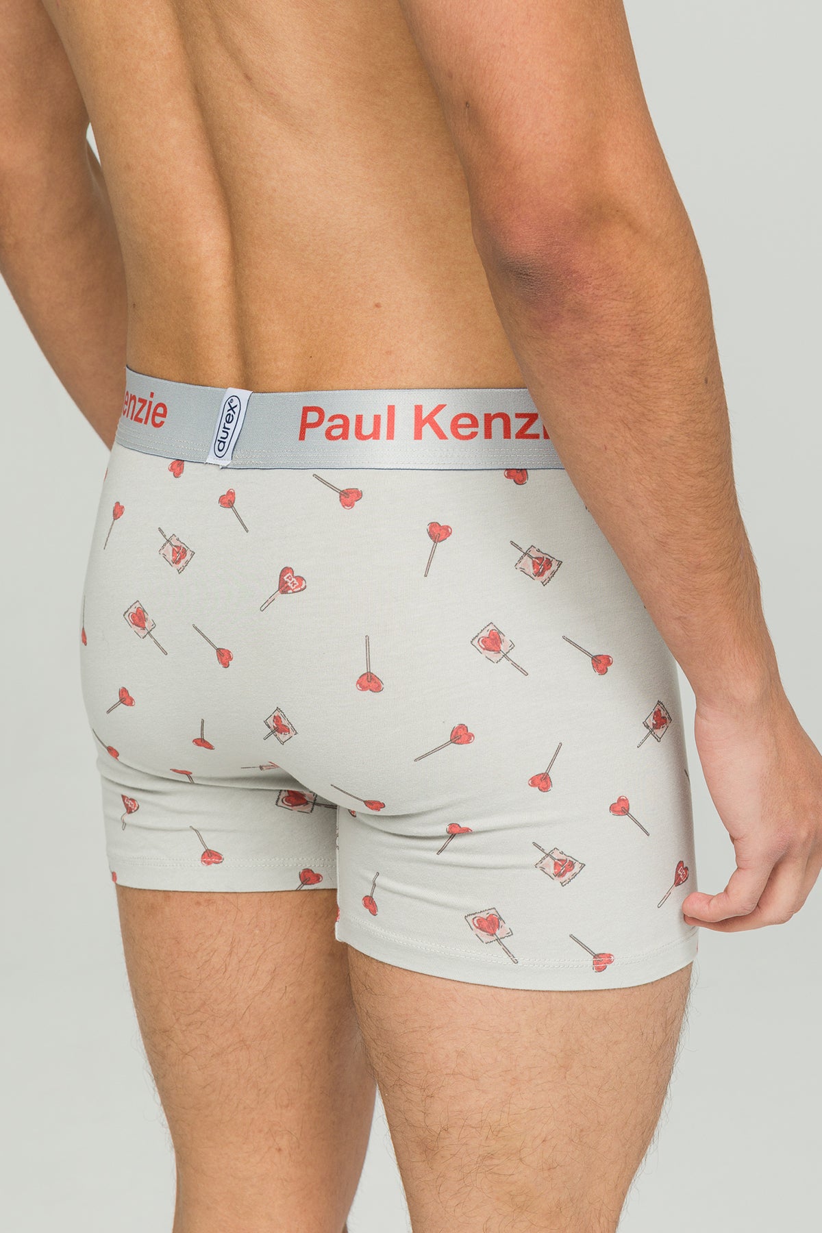 Paul Kenzie x Durex - Desenli Erkek Boxer - Lovepop