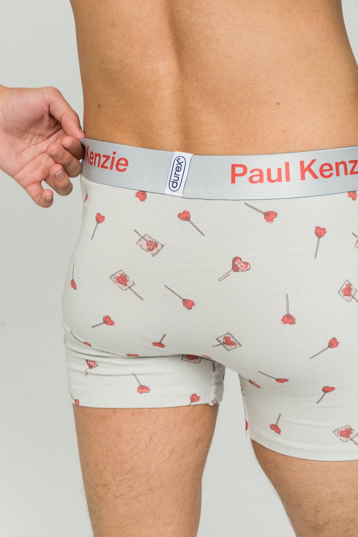 Paul Kenzie x Durex - Desenli Erkek Boxer - Lovepop
