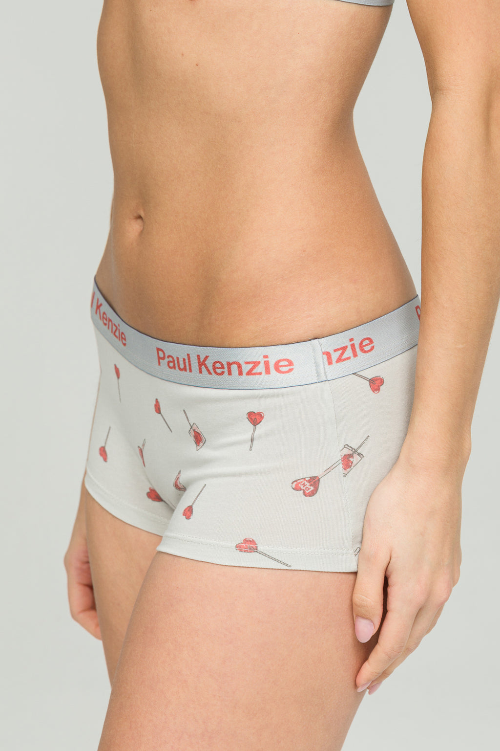 Paul Kenzie x Durex - Kadın Boyshort Külot - Lovepop