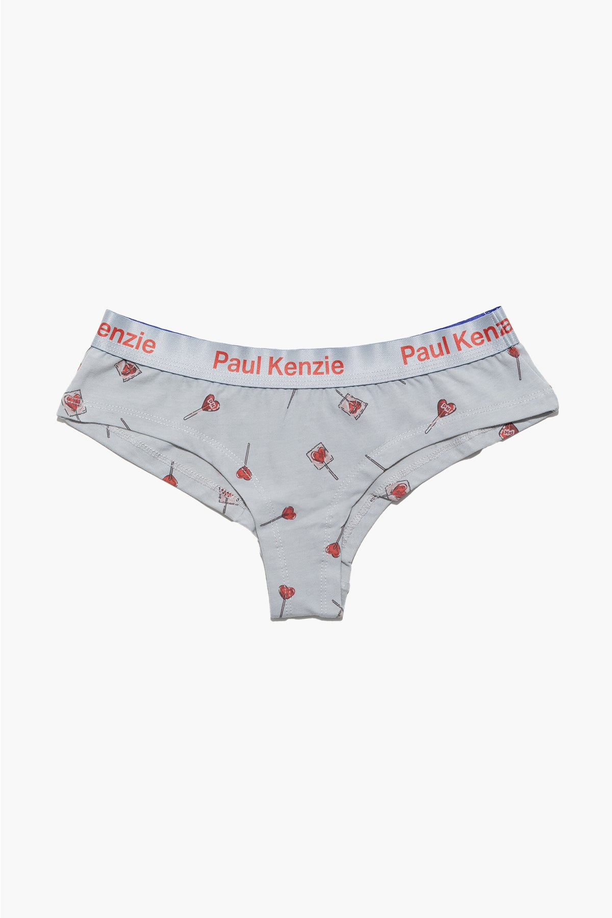 Paul Kenzie x Durex - Desenli Kadın Cheeky Külot - Lovepop