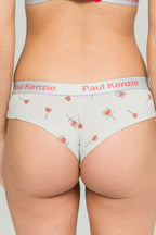 Paul Kenzie x Durex - Kadın Cheeky Külot - Lovepop