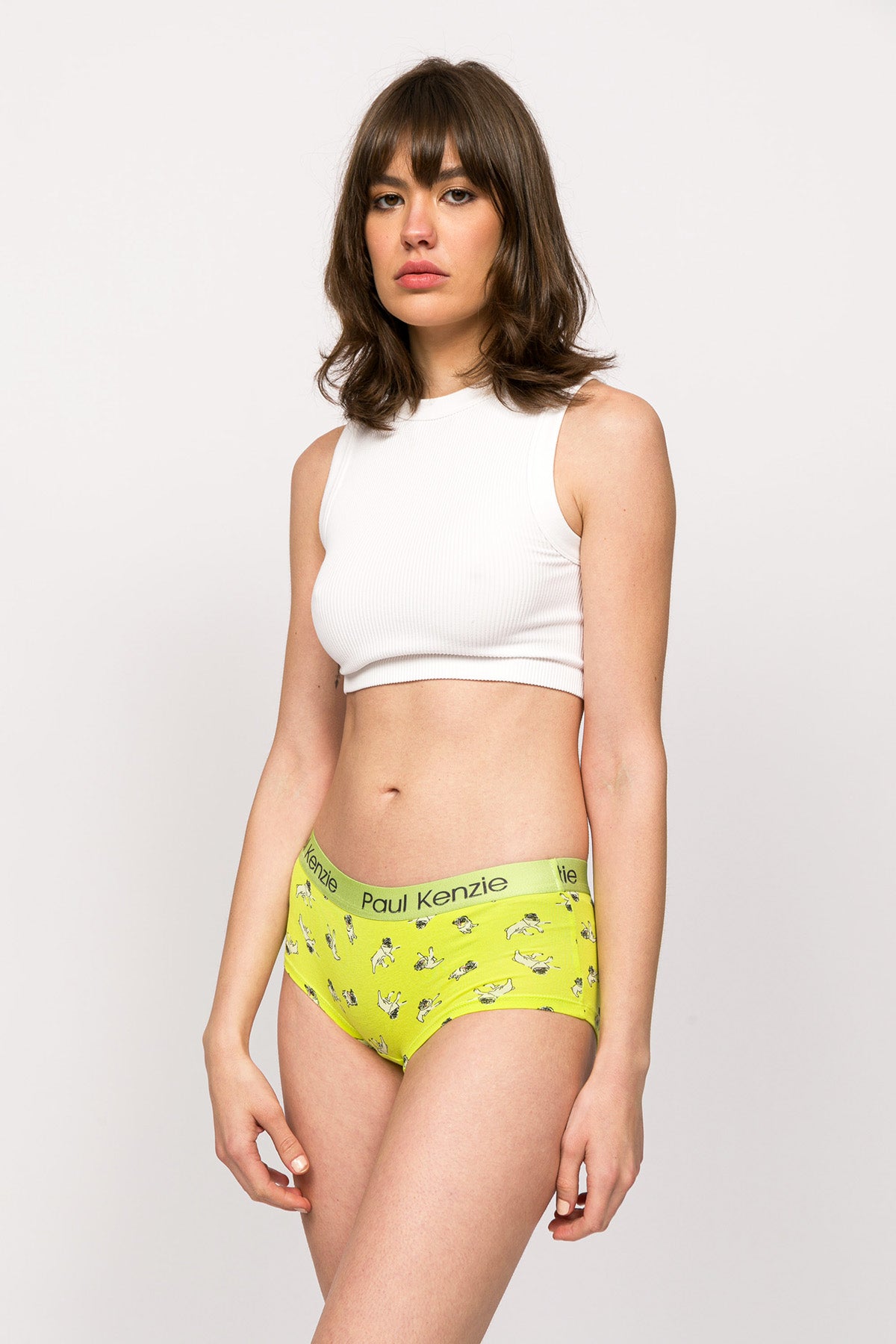 Paul Kenzie x Kurtaran Ev - Desenli Kadın Boyshort Külot - Dani