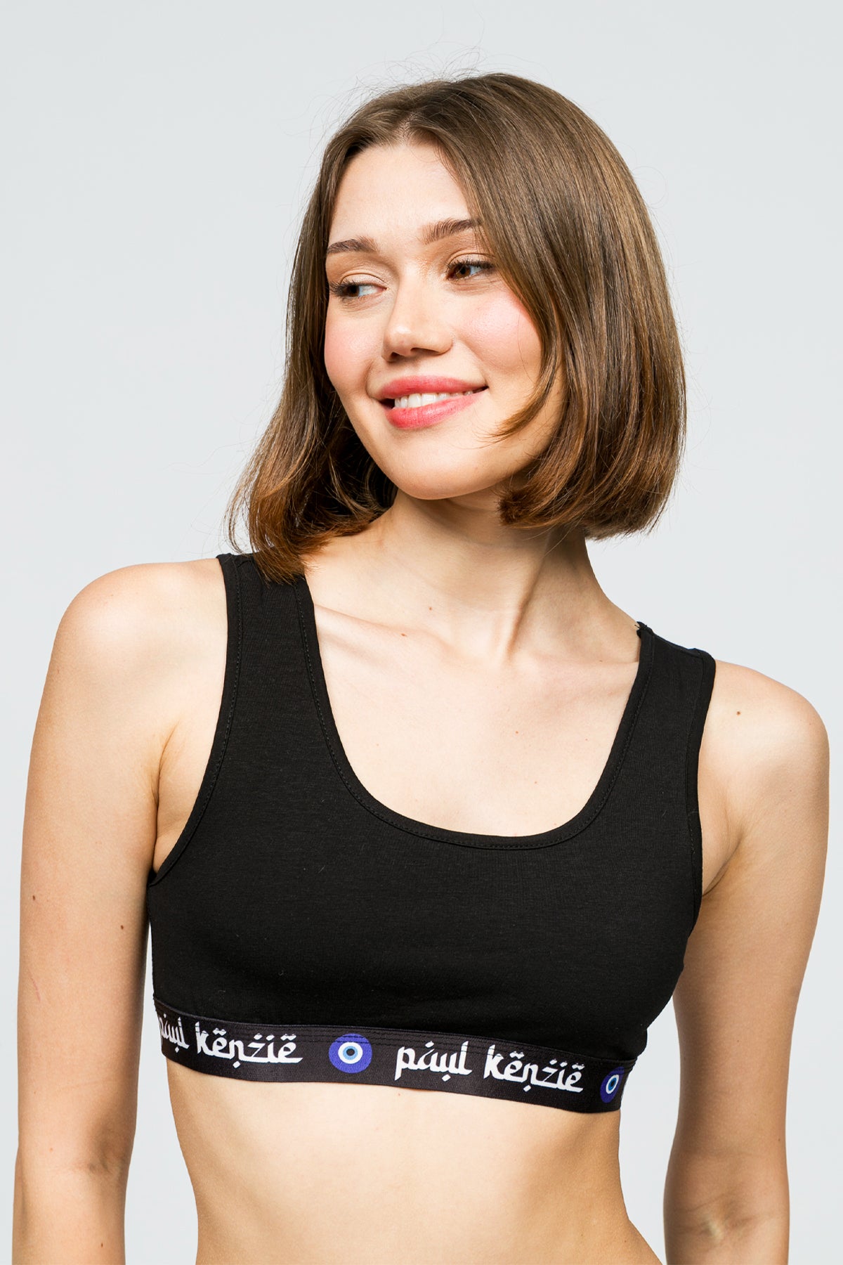 Siyah Spor Bralet - Nazar