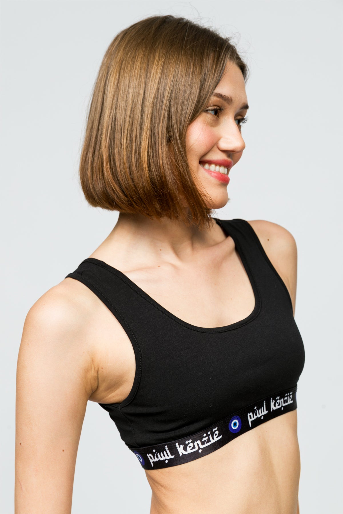 Siyah Spor Bralet - Nazar