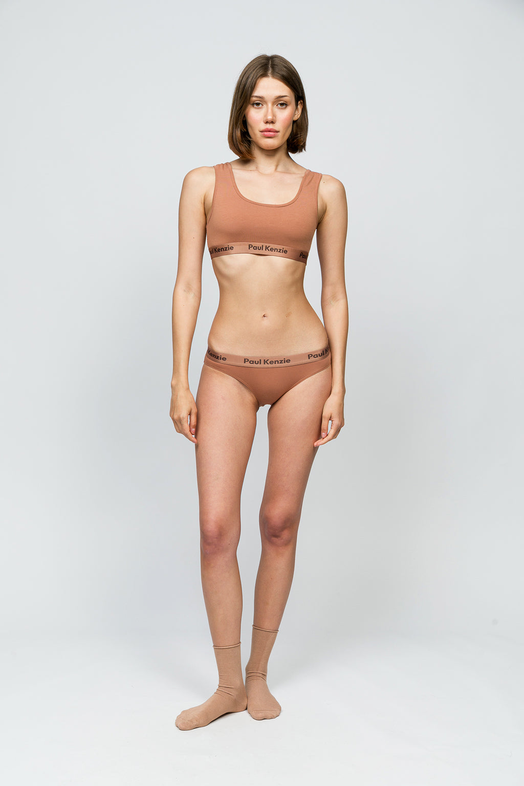 Spor Bralet - Mocha Mousse