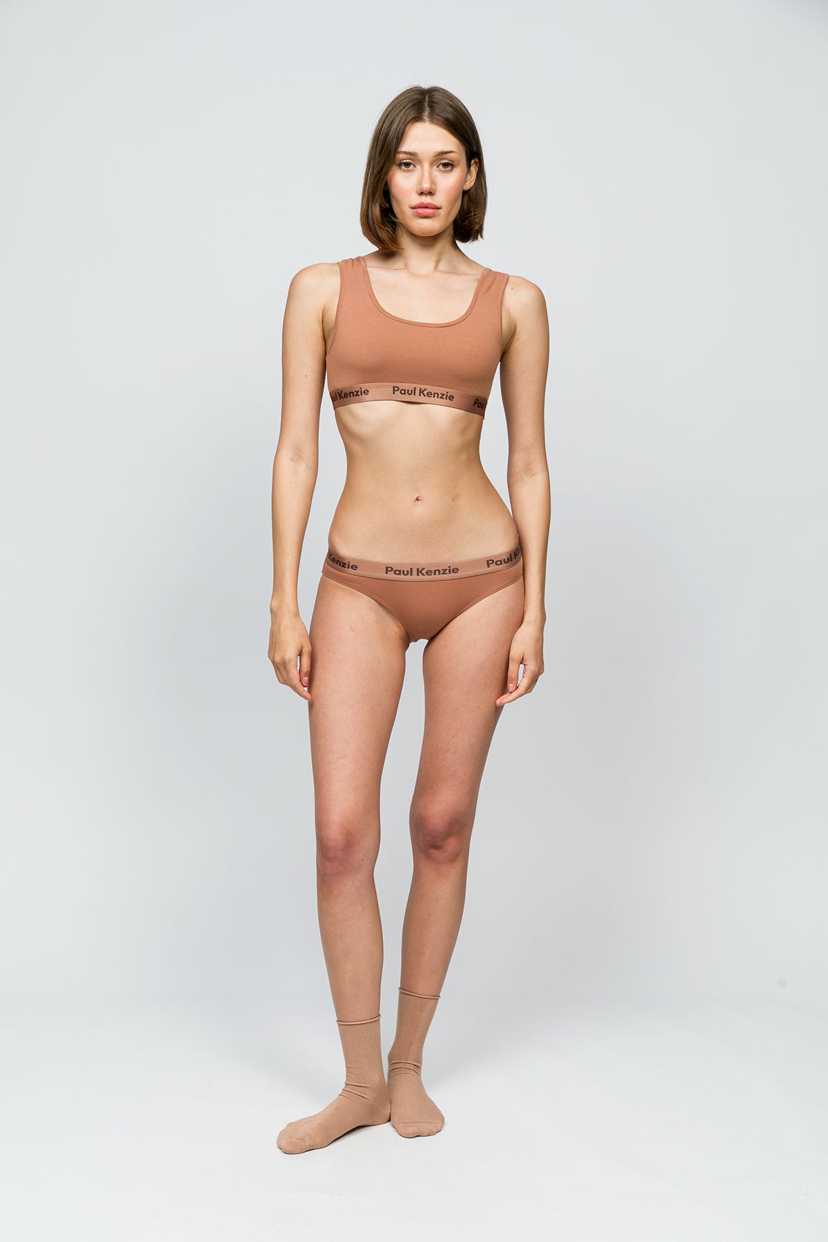 Spor Bralet - Mocha Mousse