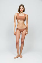 Spor Bralet - Mocha Mousse