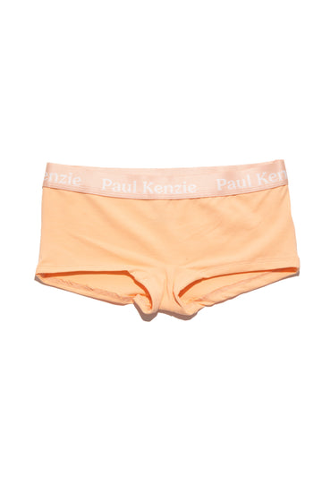 Tekli Kadın Boyshort Külot - Peach Fuzz