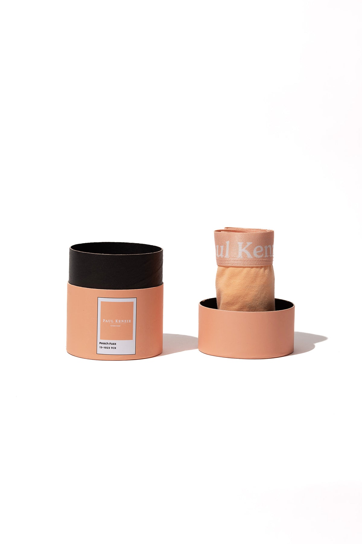 Tekli Kadın Boyshort Külot - Peach Fuzz