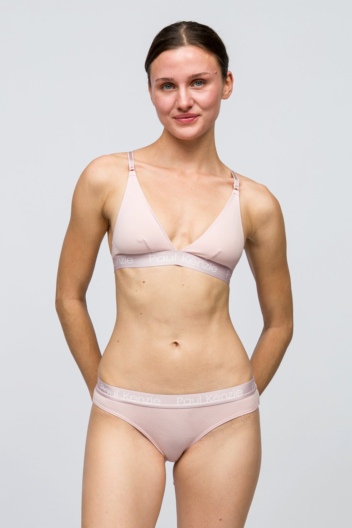 Triangle Spor Bralet - Rainbow 6 Açık Pembe