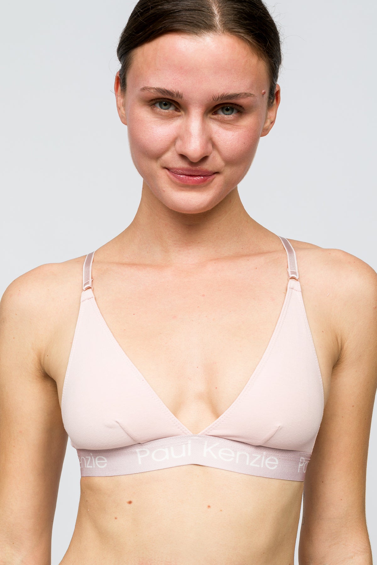 Triangle Spor Bralet - Rainbow 6 Açık Pembe