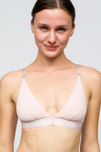 Triangle Spor Bralet - Rainbow 6 Açık Pembe