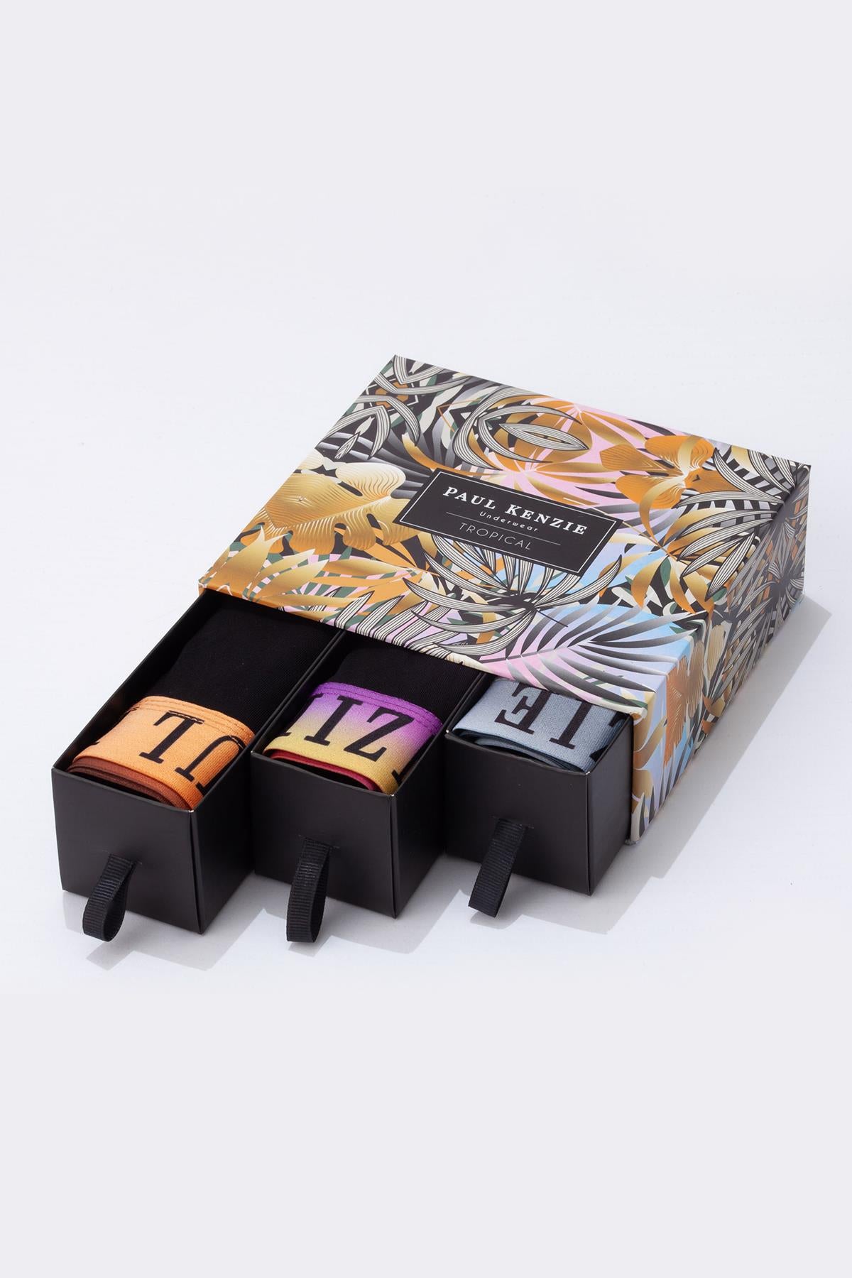 Comfort Flex 3'lü Erkek Boxer -Tropical