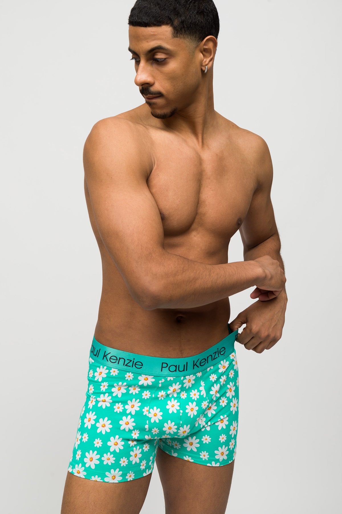 Desenli Erkek Boxer - Couple Collection Daisy – Paul Kenzie