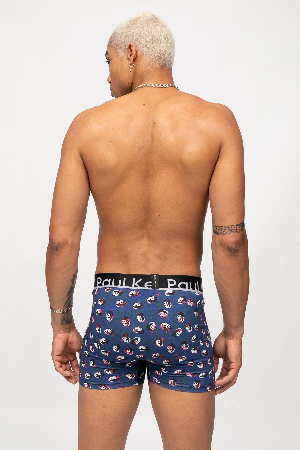 Unique Effect Desenli Erkek Boxer - Panda