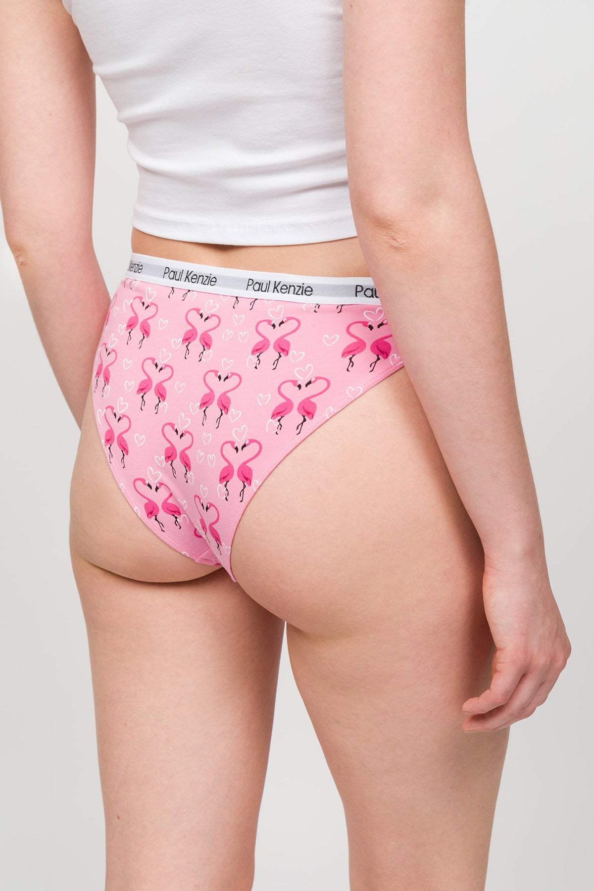 Desenli Kadın Slip Külot - Couple Collection Flovemingo