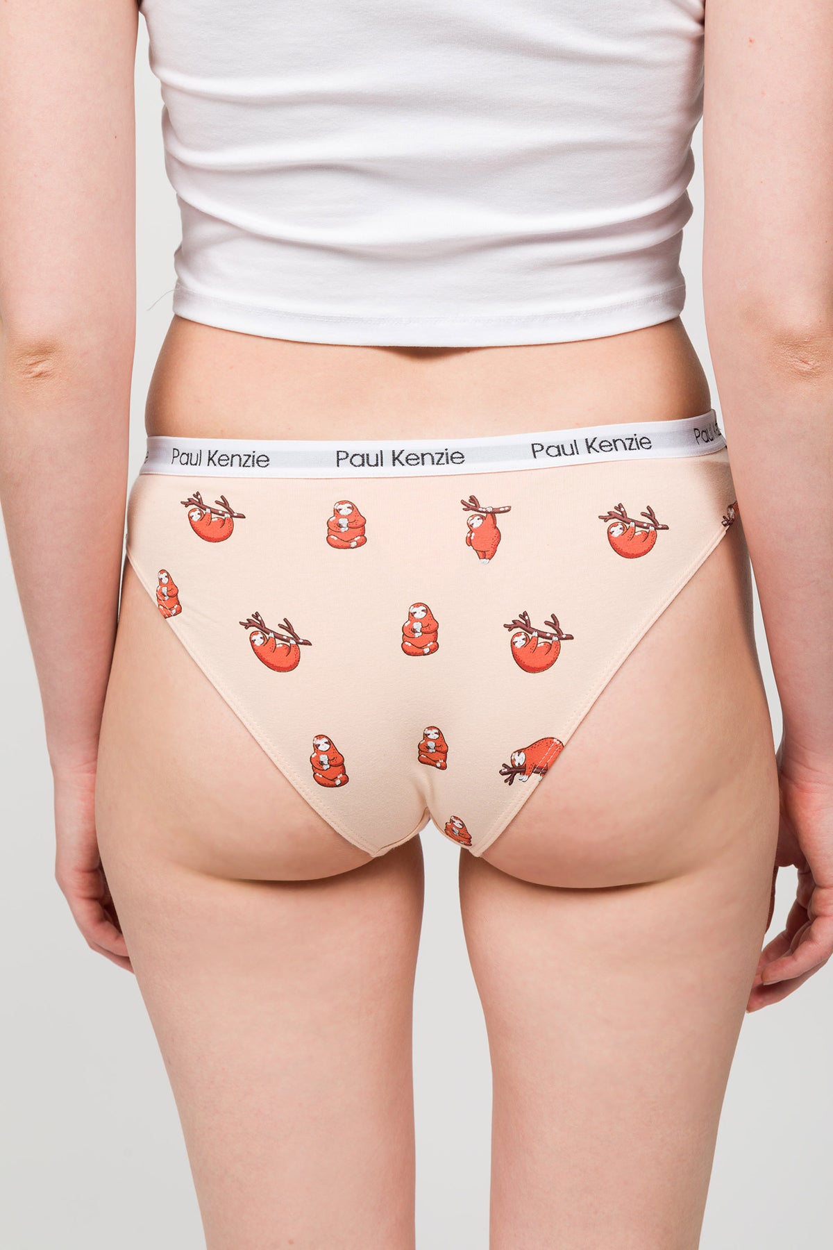 Desenli Kadın Slip Külot - Couple Collection Lazy