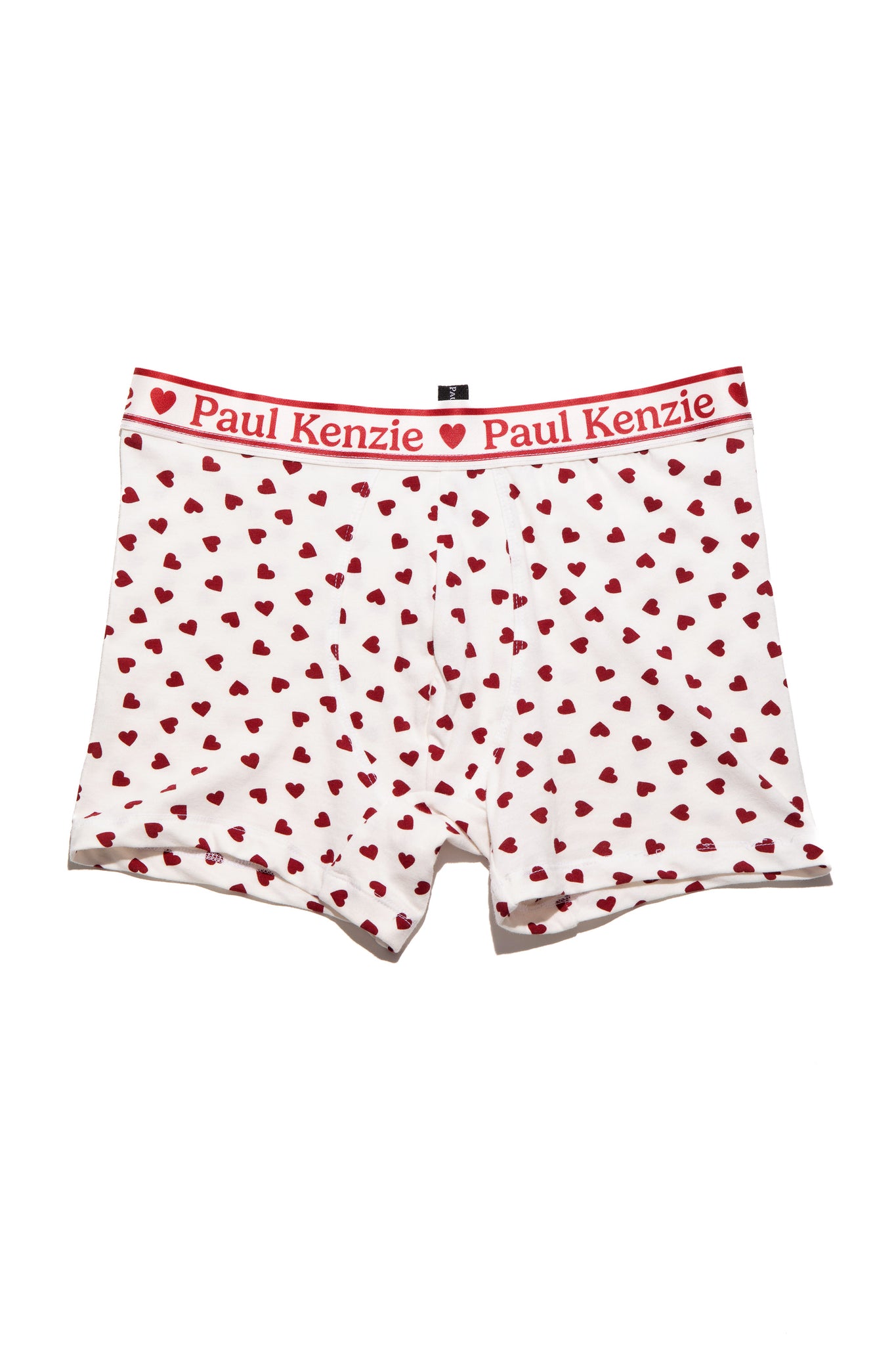 Valentine Collection - Erkek Boxer - Burgundy Hearts