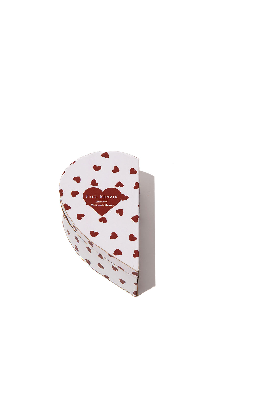 Valentine Collection - Erkek Boxer - Burgundy Hearts