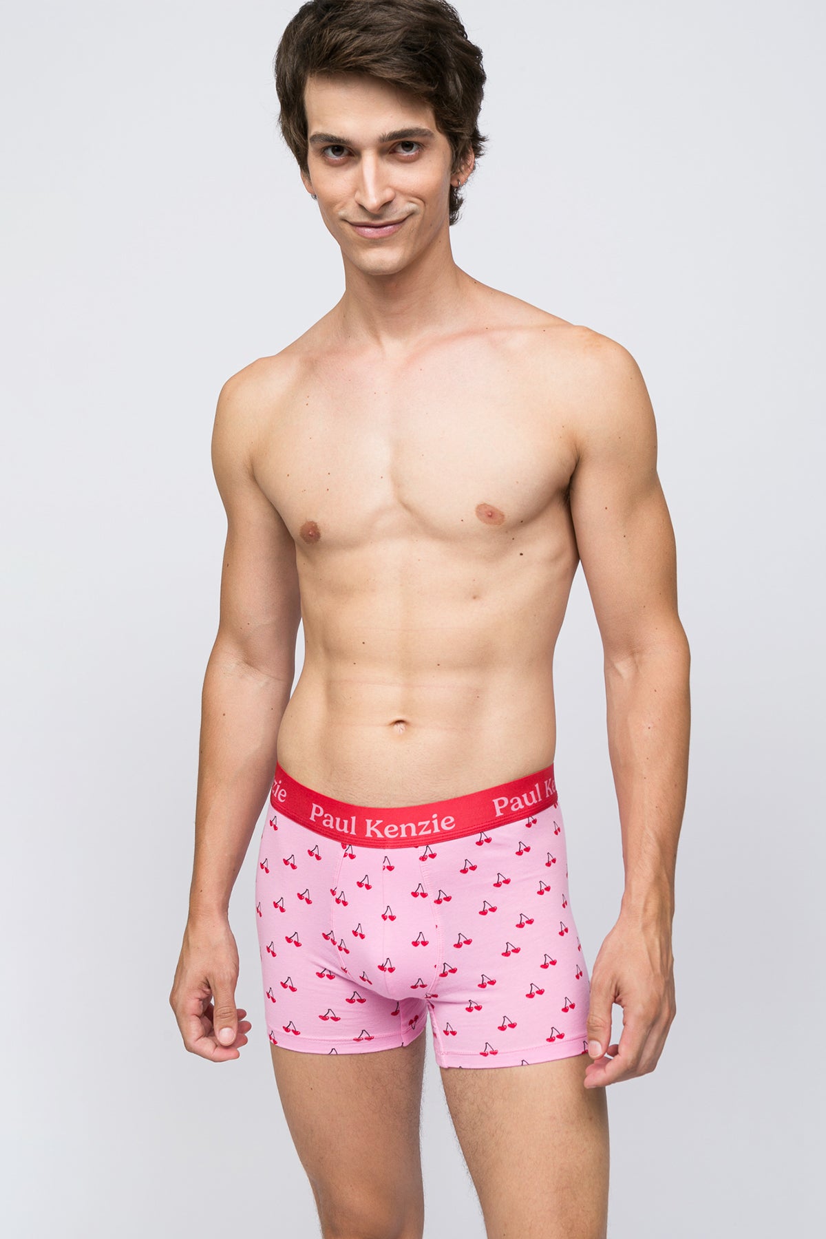 Valentine Collection - Erkek Boxer - Cherries On Top